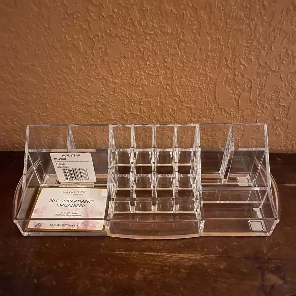 NEW OLIVIA ROSE 20 compartment makeup organizer